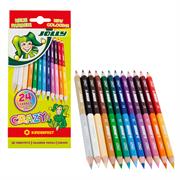 Jolly Crazy Colour Pencils Double Ended 
